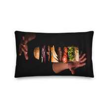 Burger Rectangle Premium Pillow by Design Express