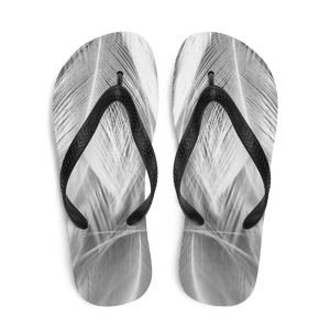 White Feathers Flip-Flops by Design Express