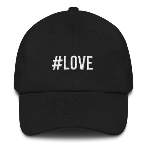 Default Title Hashtag #LOVE Baseball Cap Baseball Caps by Design Express