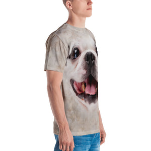 Boston Terrier Dog "All Over Animal" Men's T-shirt All Over T-Shirts by Design Express