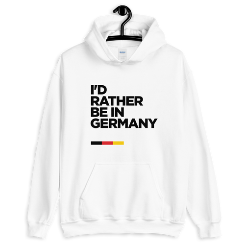 S I'd Rather Be In Germany Unisex Hoodie by Design Express