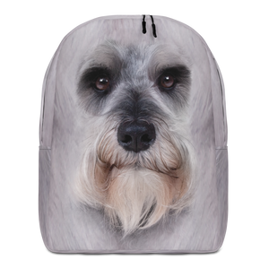 Default Title Schnauzer Dog Minimalist Backpack by Design Express