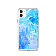 iPhone 11 Blue Watercolor Marble iPhone Case by Design Express
