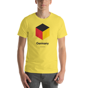 Yellow / S Germany "Cubist" Unisex T-Shirt by Design Express
