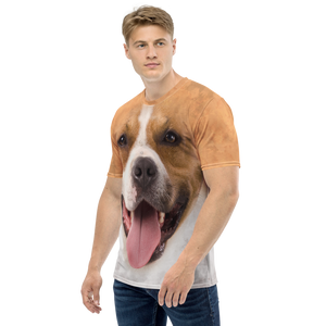 Pit Bull Dog Men's T-shirt by Design Express