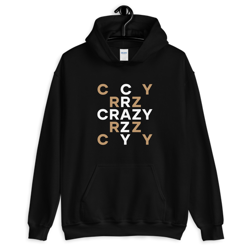 S Crazy Scramble Unisex Hoodie by Design Express