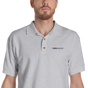 Sport Grey / S Fish Key West Light Embroidered Polo Shirt by Design Express
