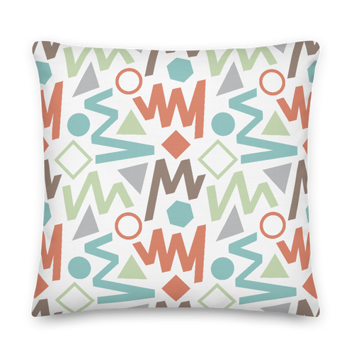 22×22 Soft Geometrical Pattern 02 Premium Pillow by Design Express