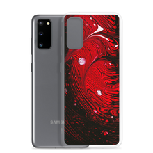 Black Red Abstract Samsung Case by Design Express