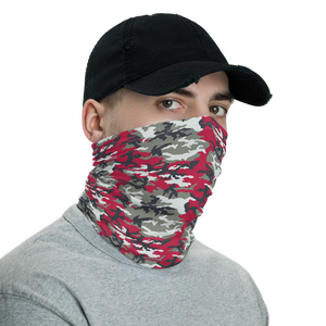 Red Camo Neck Gaiter Masks by Design Express