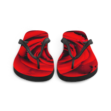 Fresh Red Rose Flip-Flops by Design Express