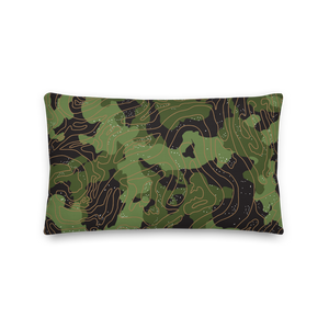 Default Title Green Camoline Rectangle Premium Pillow by Design Express