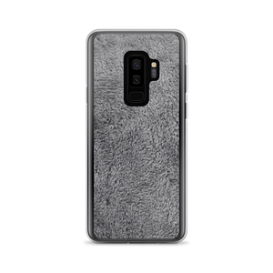 Samsung Galaxy S9+ Soft Grey Fur Print Samsung Case by Design Express