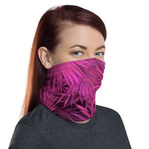 Pink Palm Neck Gaiter Masks by Design Express