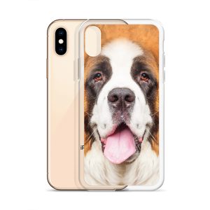 Saint Bernard Dog iPhone Case by Design Express