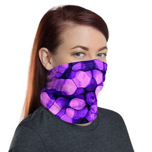 Violet Crystalize Neck Gaiter Masks by Design Express