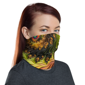 Colourful Fractals Neck Gaiter Masks by Design Express