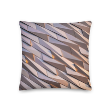 Abstract Metal Square Premium Pillow by Design Express