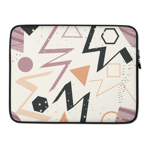 15 in Mix Geometrical Pattern 02 Laptop Sleeve by Design Express