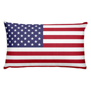 United States Flag "All Over" Rectangular Pillow by Design Express
