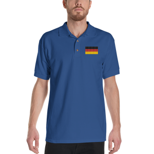 Germany Flag Embroidered Polo Shirt by Design Express