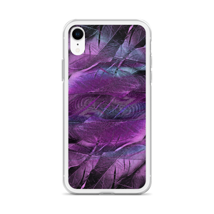 Purple Feathers iPhone Case by Design Express