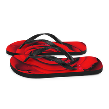 Fresh Red Rose Flip-Flops by Design Express