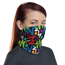 Pop Geometrical Pattern 02 Neck Gaiter Masks by Design Express