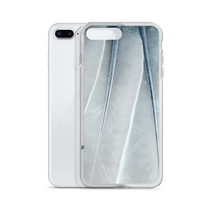 White Feathers Texture iPhone Case by Design Express