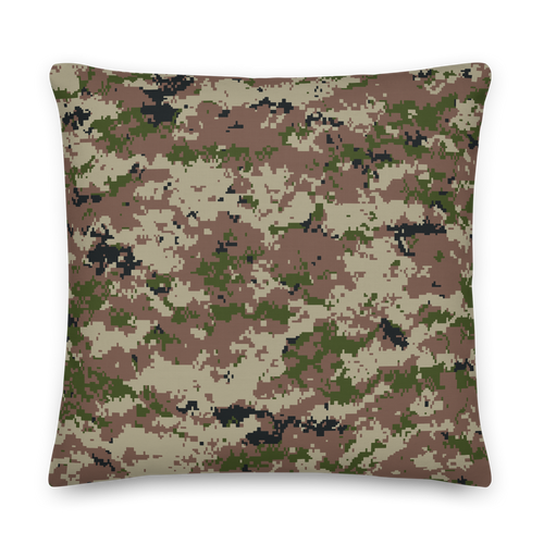 22×22 Desert Digital Camouflage Premium Pillow by Design Express