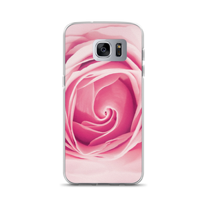 Samsung Galaxy S7 Edge Pink Rose Samsung Case by Design Express