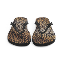 Leopard Brown Pattern Flip-Flops by Design Express