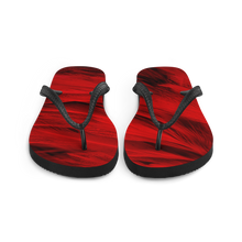 Red Feathers Flip-Flops by Design Express