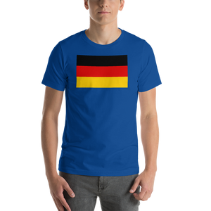 True Royal / S Germany Flag Short-Sleeve Unisex T-Shirt by Design Express