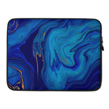 15 in Blue Marble Laptop Sleeve by Design Express