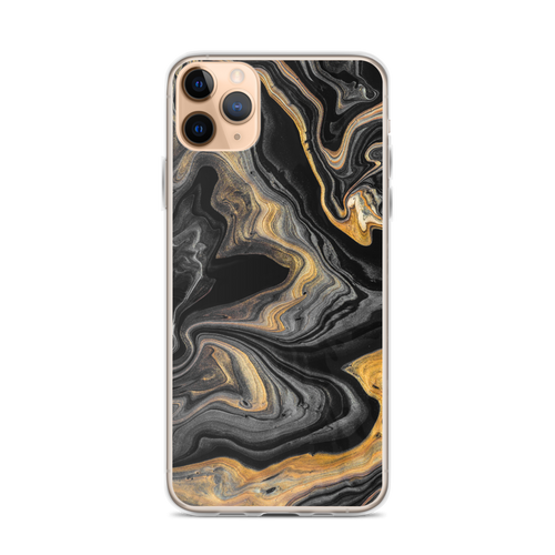 iPhone 11 Pro Max Black Marble iPhone Case by Design Express