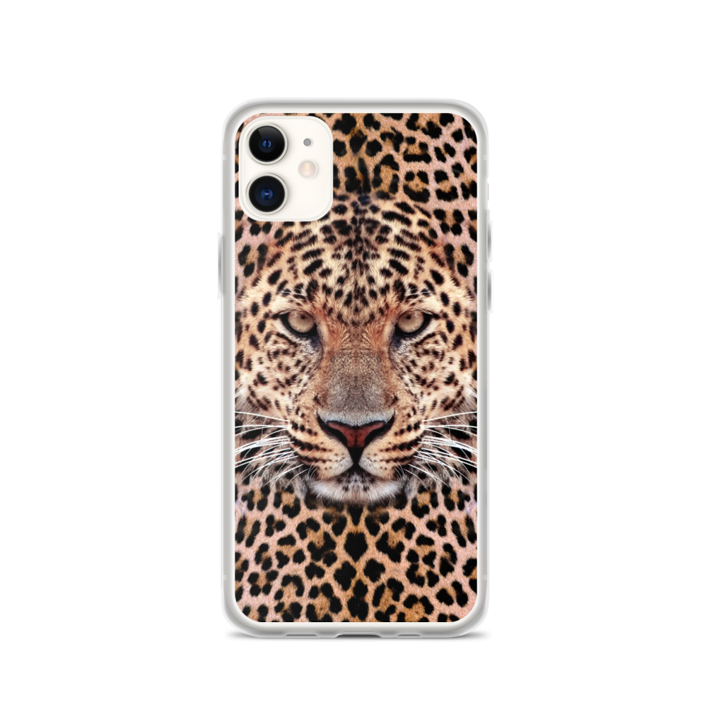 iPhone 11 Leopard Face iPhone Case by Design Express
