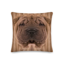 18×18 Shar Pei Dog Premium Pillow by Design Express