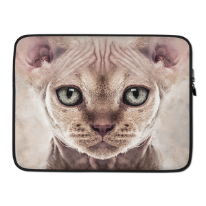 15 in Devon Rex Kitten Laptop Sleeve by Design Express