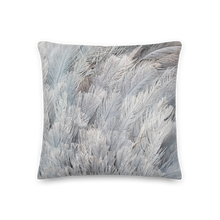 Ostrich Feathers Square Premium Pillow by Design Express