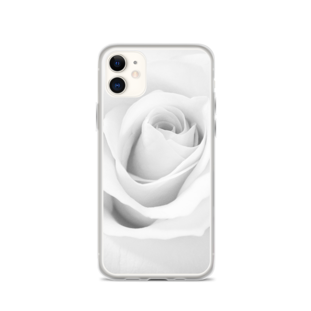 iPhone 11 White Rose iPhone Case by Design Express