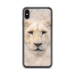 iPhone XS Max White Lion iPhone Case by Design Express