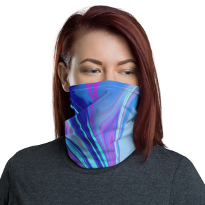 Default Title Purple Blue Watercolor Neck Gaiter Masks by Design Express