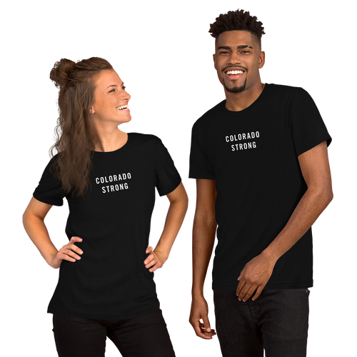 XS Colorado Strong Unisex T-Shirt T-Shirts by Design Express