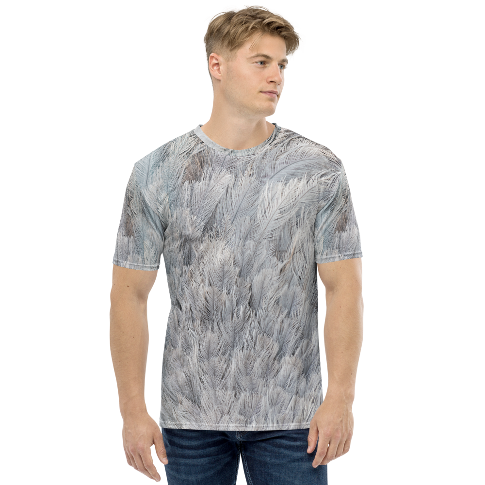 XS Ostrich Feathers Men's T-shirt by Design Express