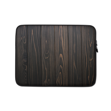 13 in Black Wood Print Laptop Sleeve by Design Express