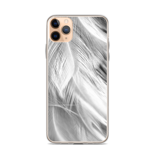 iPhone 11 Pro Max White Feathers iPhone Case by Design Express