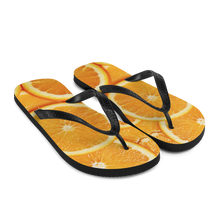 Sliced Orange Flip-Flops by Design Express