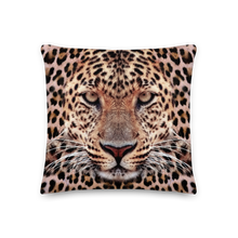 Leopard Face "All Over Animal" Premium Pillow by Design Express