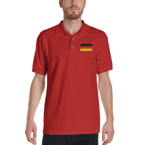 Germany Flag Embroidered Polo Shirt by Design Express